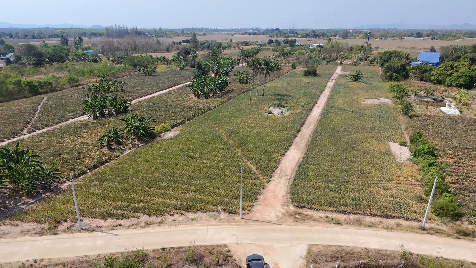 Expansive 6-Rai flat land terrain in Hua Hin ready for construction